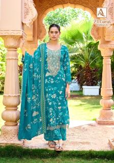 Alok suit 24 carat-5 dress materials wholesale and manufacturers
